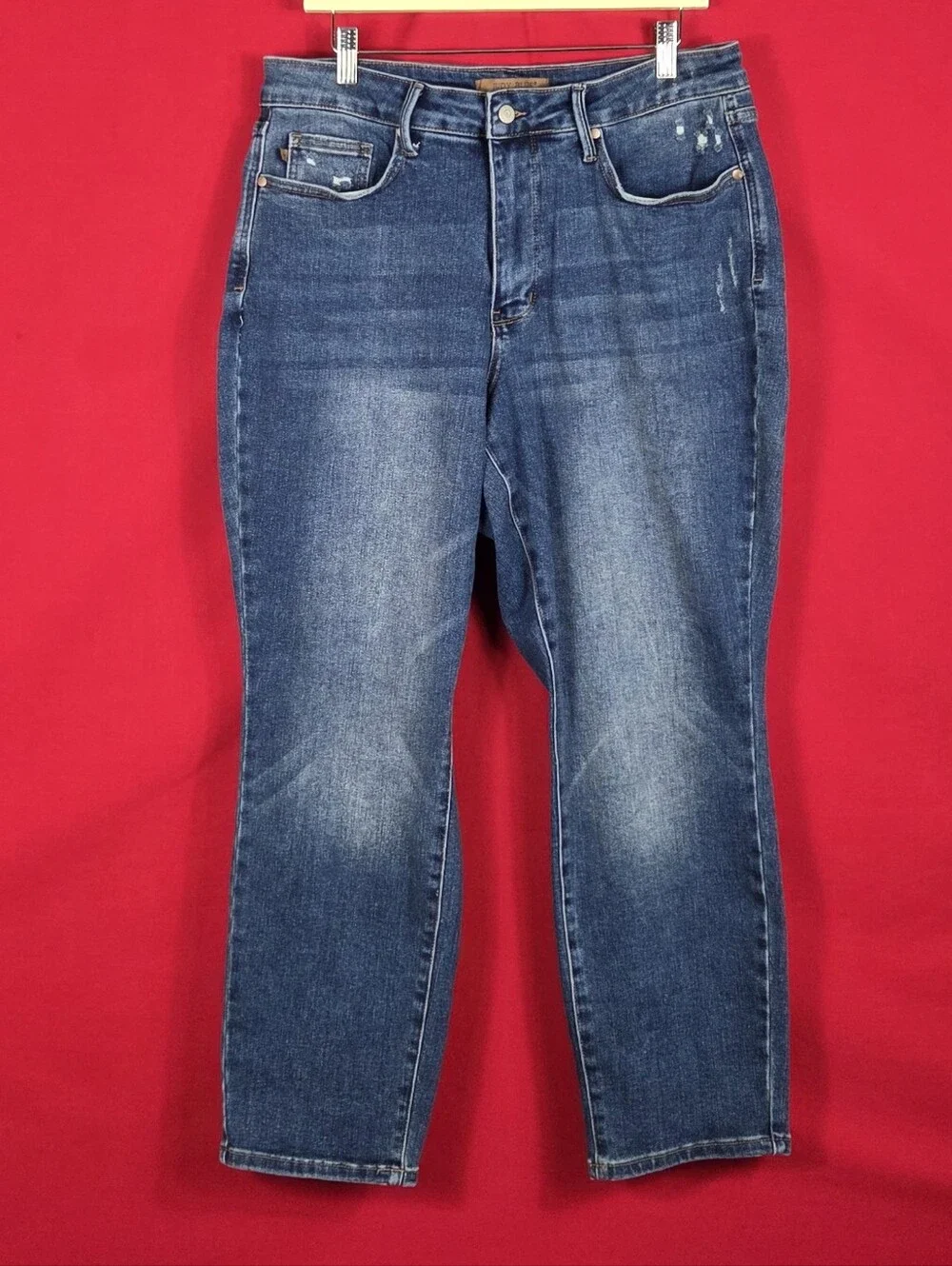 JUDY BLUE Slim Fit Jeans Tummy Control High Waist Womens Size 16W